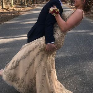 Gold Prom Dress